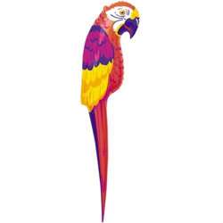 Papuga dmuchana, 116 cm, 1 szt. 